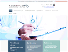Tablet Screenshot of drkessinger.com